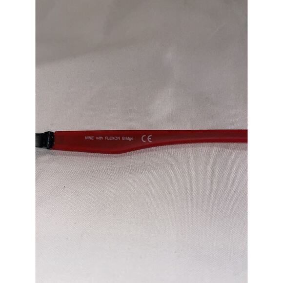 Nike With Flexon kids 4633 247 47-16-130 Red Full Rim Eyeglasses Frame Only - Picture 3 of 11